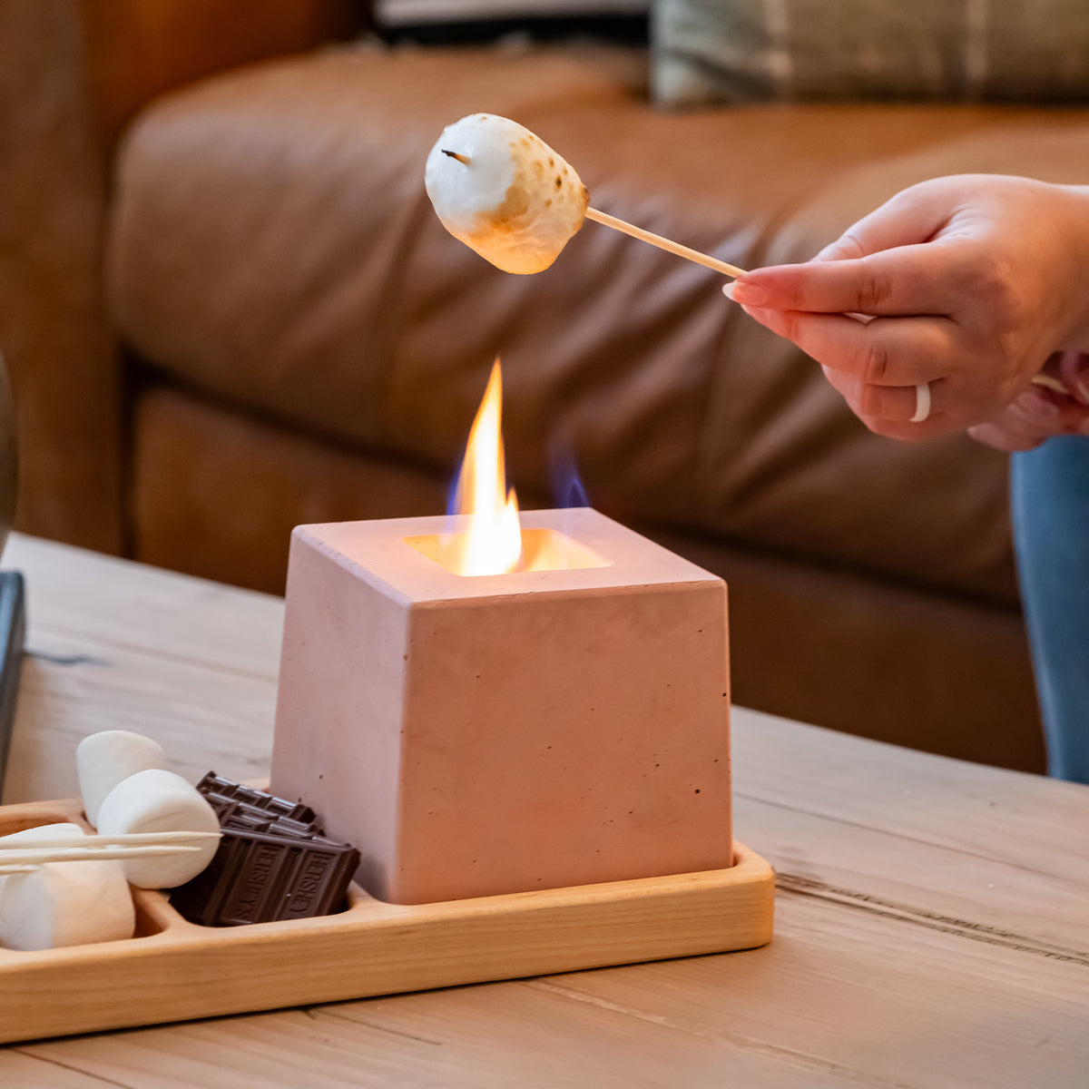 The Fjellmark™ Tablehearth Mini - Tabletop Indoor Firepit